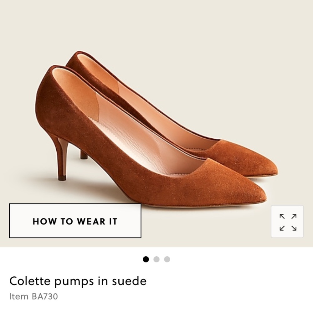JCrew Colette Pump in Adobe Clay Suede 9.5